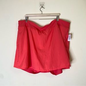 NWT Old Navy Active Skort Skirt Plus Sixe 4x Pockets